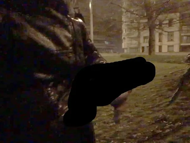 I think that guy on the bike saw me wanking in public