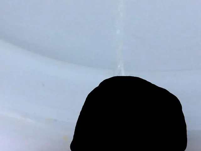my dick pissing - close up view