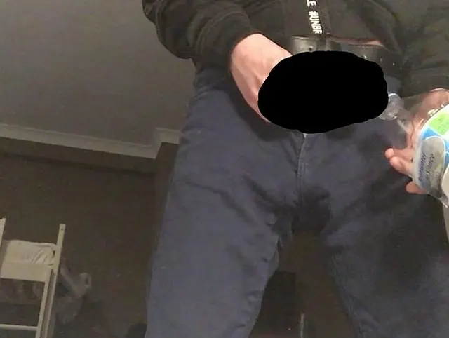 When your a boy and you need to pee but there is no urinal