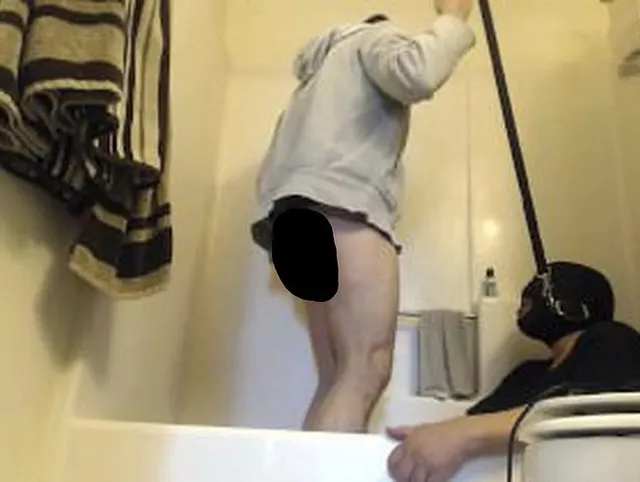 Piss p*g takes a full bladder of jock piss