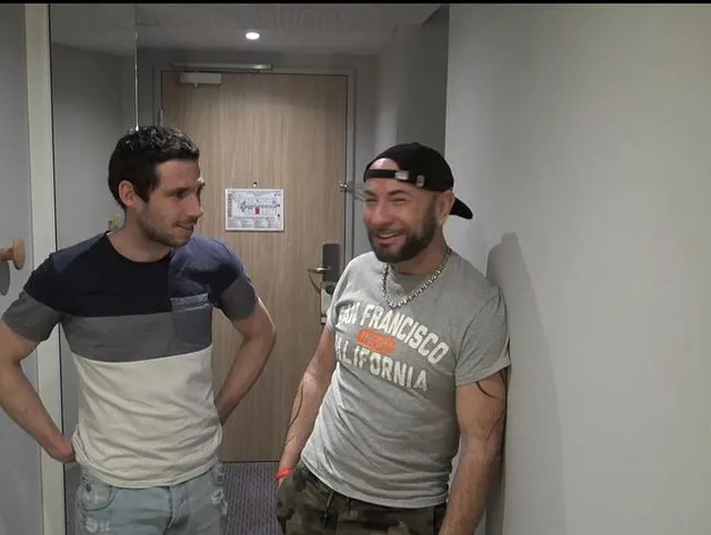 fucked and creampie my straight friend at his hotel