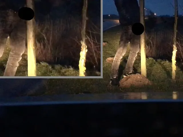 when it's very windy and you need to pee