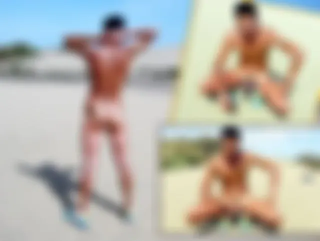 Nackt in den Dünen von Maspalomas