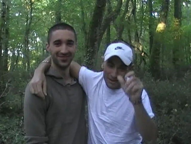 FUCKED in public forest by the pornstar BRICE FARMER