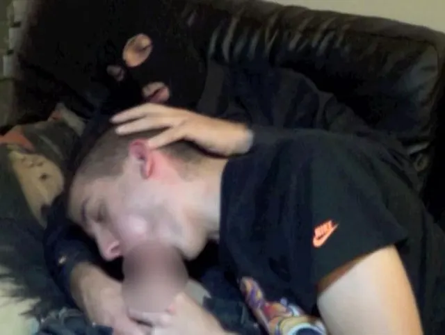 Alexis suck my huge cock with hidden face