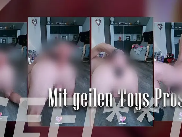 Prostatafick mit geilen Toys! Schwanz spritzt ab!